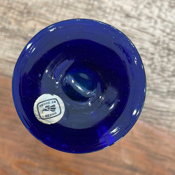 🇲🇽Mexican Blown Glass Margarita Glasses- set of 2🇲🇽 - Picture 6 of 10